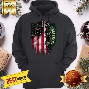 Jameson Irish Whiskey American Flag Independence Day 4th Of July Hoodie
