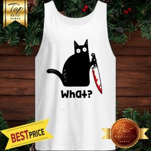 Murderous Cat With Knife Cat What Black Cat Blood Tank Top