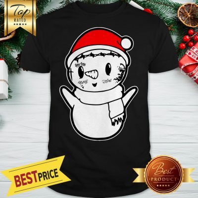 Post Malone Snowman Santa Christmas Shirt