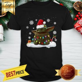 The Mandalorian Baby Yoda Santa Christmas Shirt