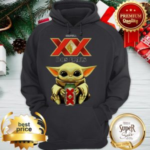 Baby Yoda Hug Dos Equis Beer Star Wars Hoodie