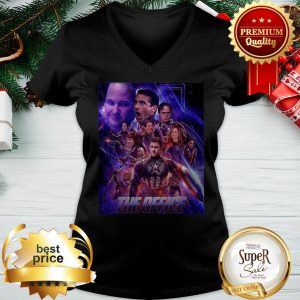 Marvel The Office Avengers Endgame V-neck