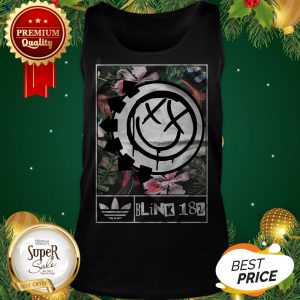 Official Adidas Blink 182 Floral Tank Top