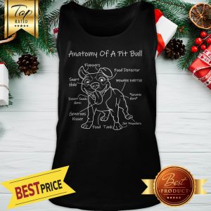 Official Anatomy Of A Pit Bull Tank Top