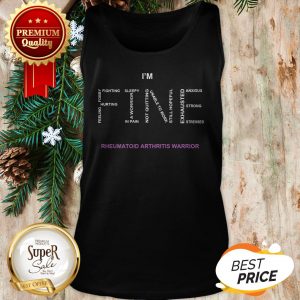 Official I'm Fine Rheumatoid Arthritis Warrior Tank Top