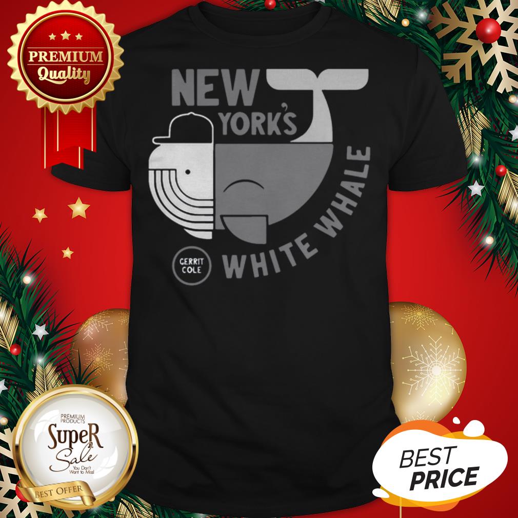 Official New Yorks White Whale Gerrit Cole Shirt Official New Yorks White Whale Gerrit Cole Shirt