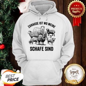 Official Zuhause Ist Wo Meine Schafe Sind Hoodie