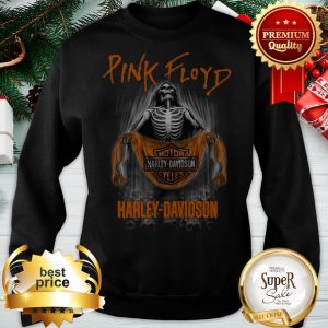 Pink Floyd Skull Motor Harley Davidson Cycles Sweatshirt