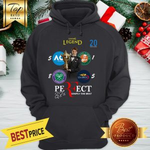 Roger Federer Living Legend 20 Roger Federer Perfect Simply The Best Signature Hoodie