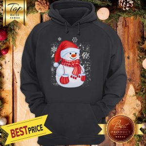 Snowman Santa Merry Christmas Hoodie