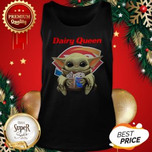Star Wars Baby Yoda Hug Dairy Queen Mandalorian tank Top