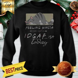 Tired Cat Feeling Kinda IDGAF Ish Today 2020 Sweatshirt