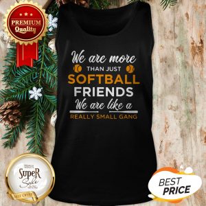We Are More Than Just Softball Friends Really Small Gang Tank Top