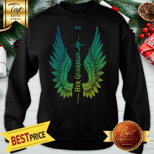 Wings Her Guardian Sword Cross Sweatshirt
