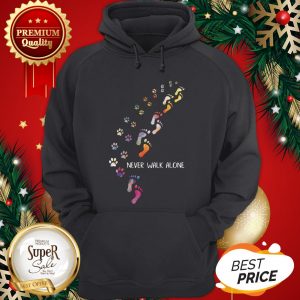 Official Footprint Colors You'll Never Walk Alone Hoodie