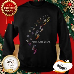 Official Footprint Colors You'll Never Walk Alone Sweatshirt