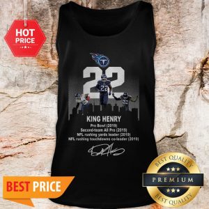 Tennessee Titans King Henry Pro Bowl 2019 Second Team Signature Tank Top