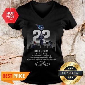 Tennessee Titans King Henry Pro Bowl 2019 Second Team Signature V-neck