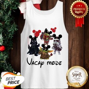 Vacay Mode Baby Yoda Darth Vader Boba Frick Stormtrooper Tank Top