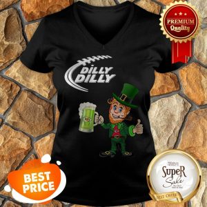 Nice St. Patrick’s Day Irish Dilly Dilly Beer Kansas City Chiefs V-neck