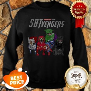 Nice Staffordshire Bull Terrier SBTvengers Avengers Endgame Sweatshirt