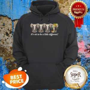 Nice Hippie Peace Sign Elephants It’s Ok To Be A Little Different Hoodie