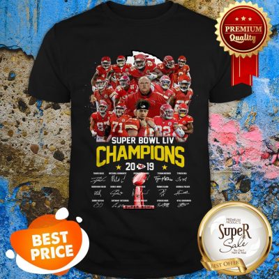 Kansas City Chiefs Super Bowl LIV Champions 2019 Signatures Shirt