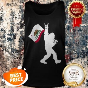 Nice Bigfoot Rock And Roll California Republic Tank Top