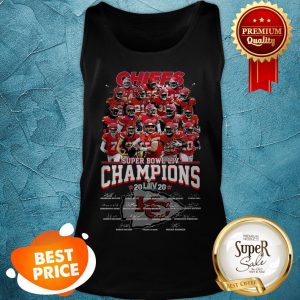 Nice Chiefs Super Bowl LIV Champions 2020 And Members Signatures Tank Top