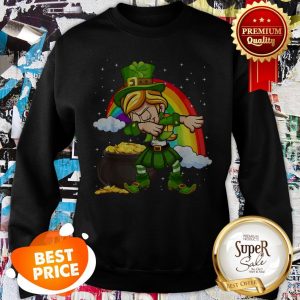 Nice Dabbing Leprechaun St. Patrick’s Day Rainbow Sweatshirt