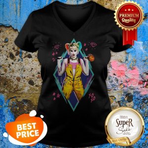 Nice Harley Quinn Signature Birds Of Prey V-neck