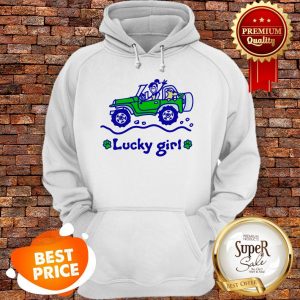 Nice Jeep Car Lucky Girl St. Patrick’s Day Hoodie