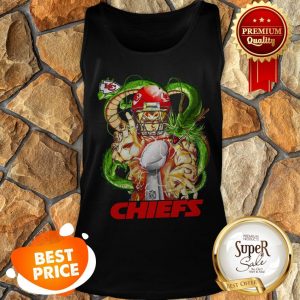 Nice Kansas City Chiefs Son Goku Kamehameha Super Bowl Dragon Ball Tank Top