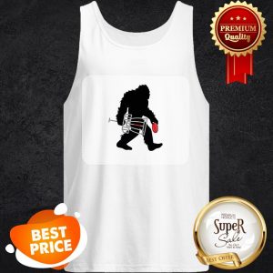 Nice Sasquatch Disc Golf Bigfoot Tank Top