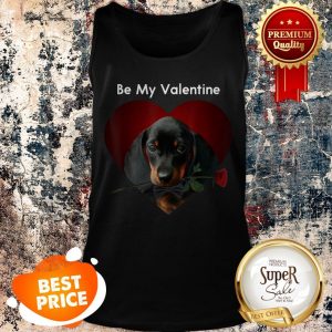 Official Be My Valentine Dachshund Valentine’s Day V-neck