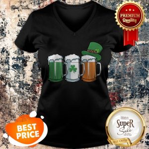 Nice Irish Beer Ireland Flag St Patricks Day Tee Men Women Gift V-neck