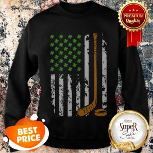 Nice Irish American Hockey Flag Gift St Patrick’s Day Sweatshirt