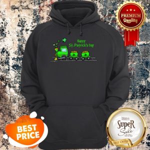Nice Irish St Patricks Day Holiday Train Boys & Girls Hoodie