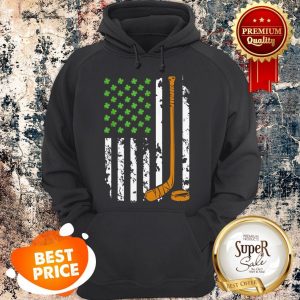 Nice Irish American Hockey Flag Gift St Patrick’s Day Hoodie