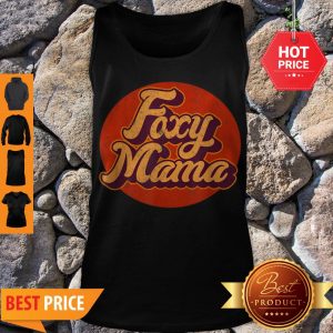 Awesome 70s Retro Vintage Foxy Mama 60s 80s Mothers Day Gift Tank Top