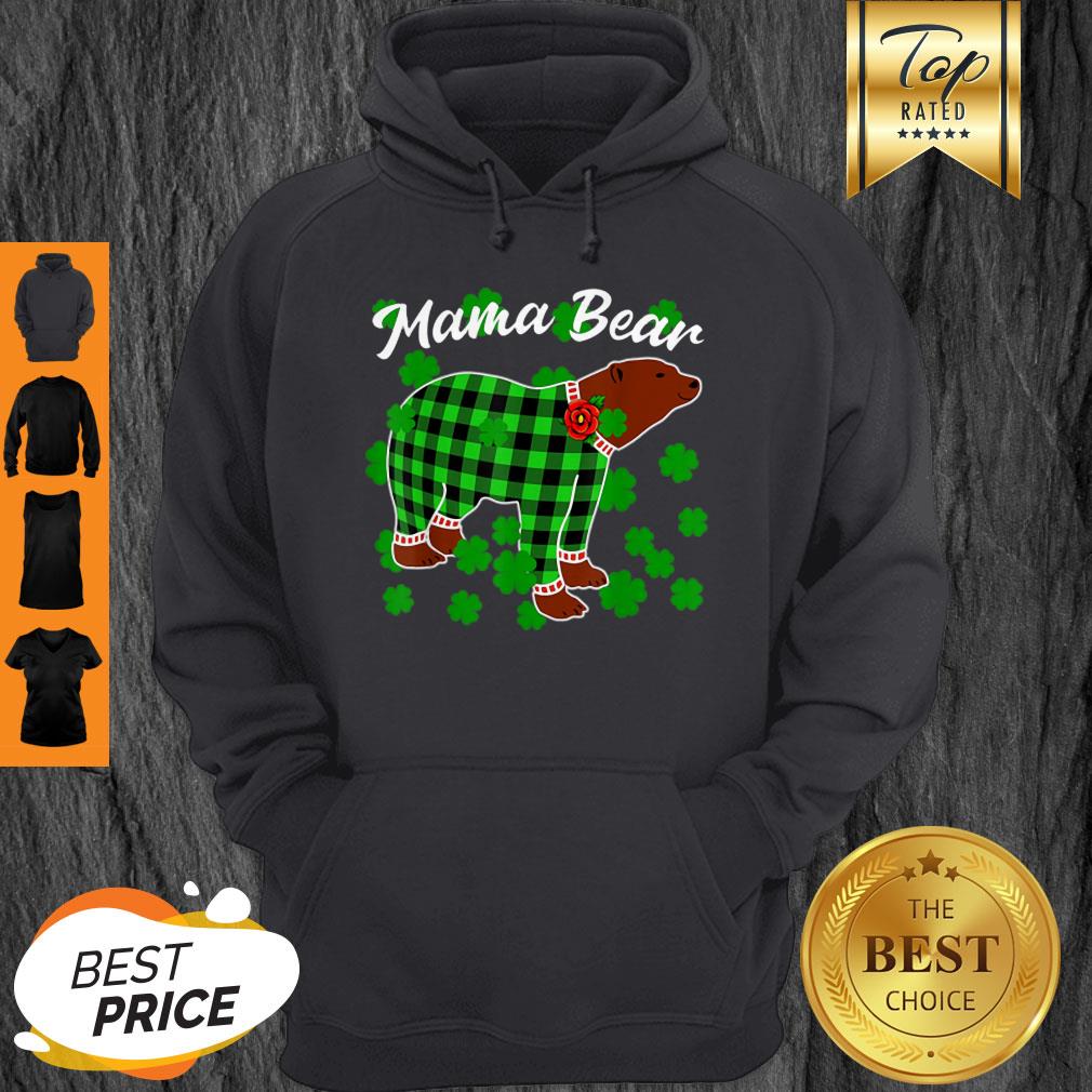 Beautiful St Patrick’s Day Shamrock Clover Plaid Pajama – Mama Bear Hoodie Beautiful St Patrick’s Day Shamrock Clover Plaid Pajama – Mama Bear Hoodie
