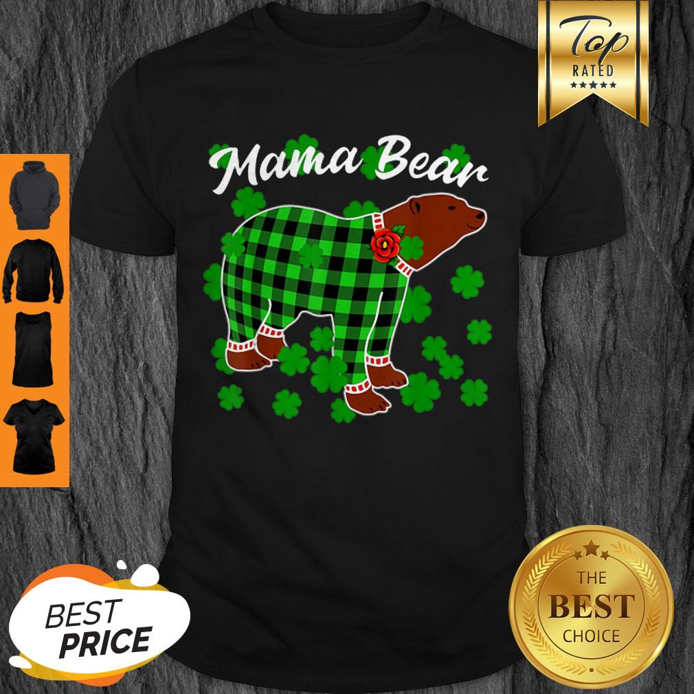Beautiful St Patrick’s Day Shamrock Clover Plaid Pajama – Mama Bear Shirt Beautiful St Patrick’s Day Shamrock Clover Plaid Pajama – Mama Bear Shirt