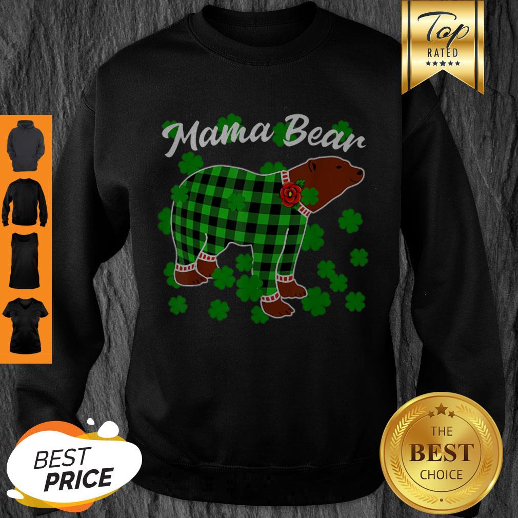 Beautiful St Patrick’s Day Shamrock Clover Plaid Pajama – Mama Bear Sweatshirt Beautiful St Patrick’s Day Shamrock Clover Plaid Pajama – Mama Bear Sweatshirt
