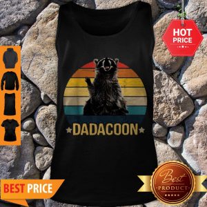 Cute Dadacoon Raccoon Fathers Day 2020 Vintage ShirtCute Dadacoon Raccoon Fathers Day 2020 Vintage Tank Top