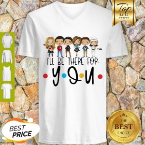 Cute Friends Characters Chibi I’ll Be There For You V-neck