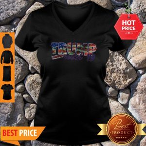 Good Trump 2020 Covid 19 America Flag V-neck