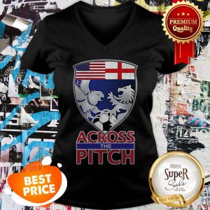 Nice Across The Pitch Soccer Podcast V-neck