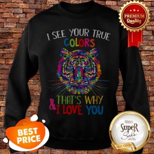 Nice Autism Awareness Tiger It’s OK To Be Different & I Love You Sweatshirt