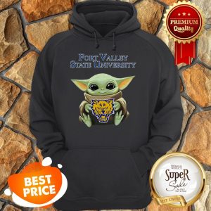 Nice Baby Yoda Hug Fort Valley State Wildcats Star Wars Hoodie