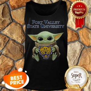 Nice Baby Yoda Hug Fort Valley State Wildcats Star Wars Tank Top